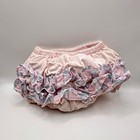 Vintage Baby Bloomers Diaper Covers Set Pink Gingham Ruffled Plaid 3pc Bundle