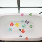 10x Flower Safety Treads Non-slip Applique Stickers Mat Bath Tub Shower Treads