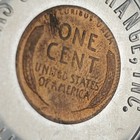 1957-d Encased Lincoln Wheat Cent Lucky Penny  Texas Coin Exchange  Inc  Dallas