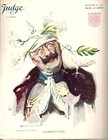 Wwi 1917 Kaiser Wilhelm Judge Mag Cover Illus Praying For Peace   James M  Flagg