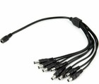  Dc 1 Female To 8 Male Way Cctv Security Camera Power Supply Adapter Cable