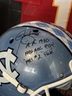 Lawrence Taylor Signed Authentic Unc Tar Heels Schutt Helmet W 3 Ins Jsa Wit