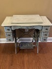 Antique Vanity Desk With Mirror