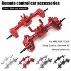 For Fms 1 18 Fcx18 Lc80 1 24 Fcx24 Crawler Rc Metal Front  rear Portal Axles