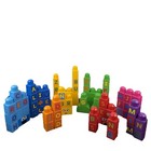Sesame Street Abcs Mega Bloks Learn As You Grow 72 Pieces With Carrying Bag