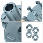 2pcs 4  X 4  For Go-kart Live Axle Hub W 1  To 3 4  Step-down - 1 4  Keyed Shaft