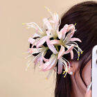Big Flower Duckbill Clip Lycorisradiata Flower Hair Clip Hair Accessories Diy