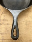 Vintage Lodge No Notch 4 Cast Iron Skillet  Restored