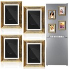  4 Pcs Refrigerator Magnetic Vintage Frame 3 66 X 2 95 Inch Small Vintage Gold