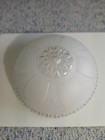 Vintage Art Deco Mid Century Glass Ceiling Light Fixture Globe Lamp Shade