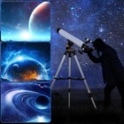 700mm Astronomical Telescope 525x With Phone Adapter For Beginner Moon Watching