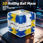 3d Magic Cube Maze Ball Rolling Puzzle Fidget Toy Brain Teaser Kids Gift Game