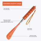 Shoe Horn Extra Long Handle Stainless Steel 28  Handled Metal Shoehorn Horns