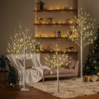 Lightshare Led Birch Tree Light Set - 4ft  6ft  8ft 4 6 8 Feet  3-pack  White