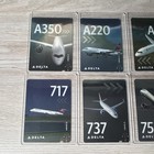 Delta Trading Cards Full New Release Boeing And Airbus Set 8 Card Lot