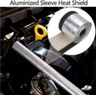 Heat Shroud Aluminized Sleeving Heat Shield Fuel Line Wire Heat Sleeve 3 4  I d 