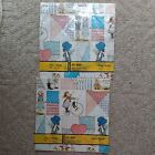 Holly Hobbie American Greetings Gift Wrap Wrapping Paper Nos Lot Of 3 Vtg
