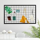 Nectacol 3 Packs Grid Wall Panels  Metal Black Wire Grid Panel  Gridwall Disp   