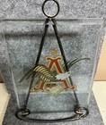 Anheuser Buch Budweiser Glass Presentation Award With Stand