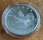 2004 Canada 1 4 Oz Fine Silver Coin - Arctic Fox From Fractional Set Coin Only
