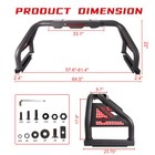 Adjustable 4x4 Sport Roll Bar Chase Rack Truck For Gladiator Ranger Colorado