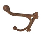 Antique Architectural Salvage Ornate Cast Iron Lantern Hook For Stable Horse Tac