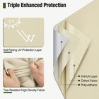 Mr cover Waterproof Outdoor Couch Cover  Heavy Duty Patio Sofa Cover Brown Khaki