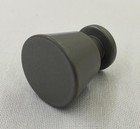 Gray Furniture Cabinet Drawer Door Knob Pull Hardware  7 8 dia  1 tall Qty 25
