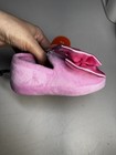 Wonder Nation Pink Bow Toddler Slippers Polyester Slip On Size 5-6