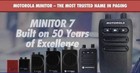 New Motorola Minitor 7 - Vhf 143-174 Mhz  5 Channel Pager