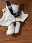 Boyds Archive White Angel Teddy Bear W  Blue Diamond 8  Plush Stuffed Animal New