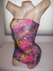 New Stripper Exotic Dancer Oil Slick Print Mini Tube Dress S m Stripperwear