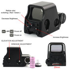 Red Green Dot Reflex Sight Scope 553 Series Tactical Holographic Optic 20mm Rail