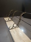 1900s Coat Wooden Clothing Rack Schoolhouse Vintage Entryway Antique Metal Hooks