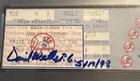 David Wells Signed Perfect Game Ticket - Ny Yankees Baseball - Psa Slabbed