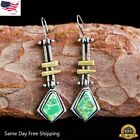 Fashion 925 Silver Dangle Drop Earrings Hook Women Turquoise Jewelry Ear Gifts