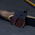 Shell Cordovan Split Finger Tab - Archery Finger Guard - Shatterproof Archery