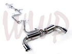 2 5  Stainless Dual Catback Exhaust Muffler System For 04-09 Mazda 3 Mazda3 2 3l