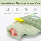 Green Rubber Hot Water Bottle With Soft Removable Knit Outer Lid  Classic