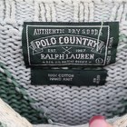 Polo Country Ralph Lauren Sweater Women L Blue Multi Southwestern Vintage Pg
