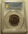 Australia  1943 I George Vi Half Penny  1 2 Penny  Pcgs Ms 64   6 000 000 Minted