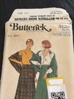 Vtg Butterick 5138 Sewing Pattern Misses Sz  26 1 2 Skirt   Shawl Uncut