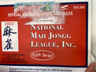 Official Standard Hands And Rules National Mah Jongg League