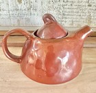 Vtg Handmade Studio Art Pottery Teapot From Threads   Clay  Killarney  Ireland 