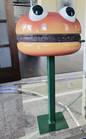      Nos Vintage Mcdonalds Statue Burger Post 9 Inch Playground