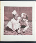 Girl   Retriever Dog Bookplate Photo Print Page Antique Vintage Children Pet 7 