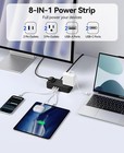 Orico Power Strip With Usb Port  5ft Extension Cord With Multiple Outlets For   