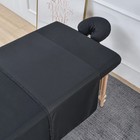 3pcs Microfiber Massage Table Sheet Set Spa Bed Cover Face Cradle Kit