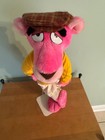 Vintage Pink Panther  Plush 1980 United Artist Corp Special Effects W Stand