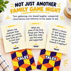 Tales Family Edition Card Game - 150 Conversation Cards Fun Game All Ages - Usa